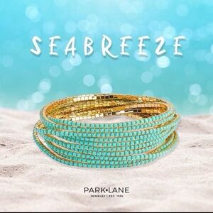 Park Lane Seabreeze Turquoise and Gold Bracelet Exclusive Sparkle Box Collection